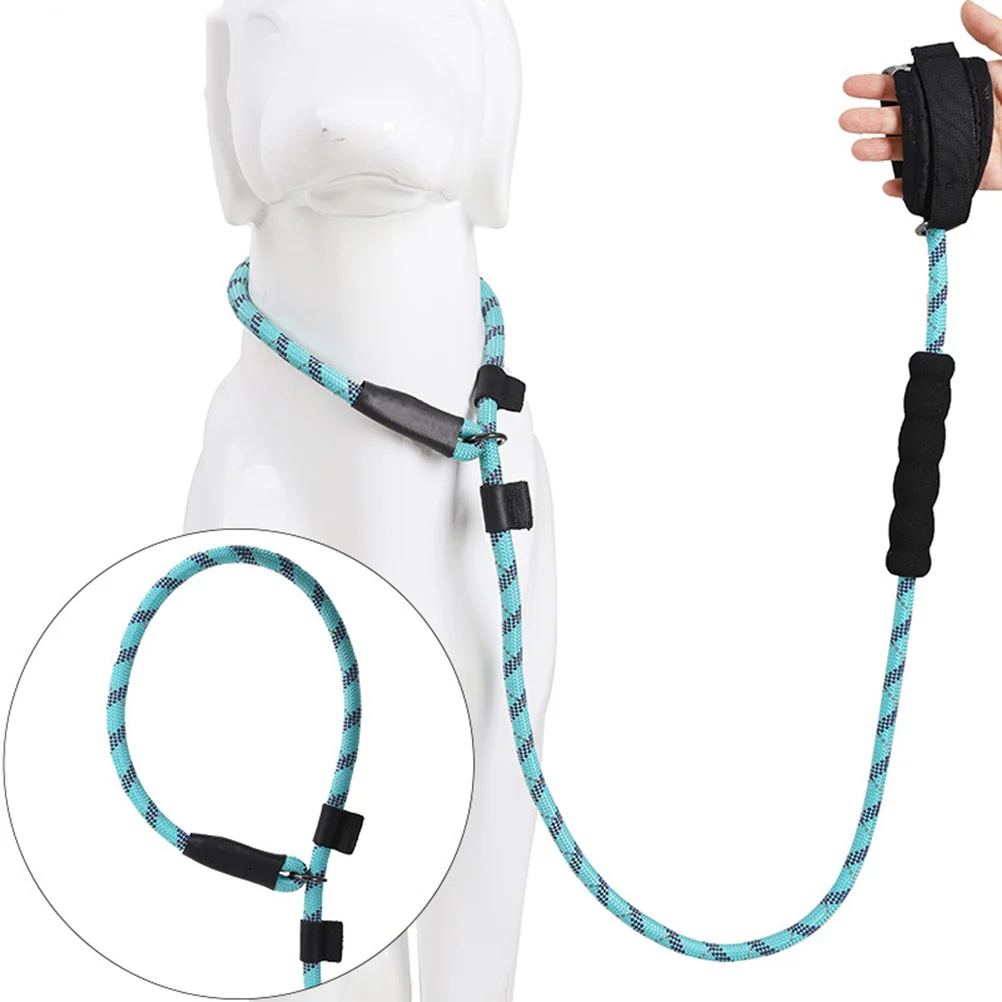 

Reflective Nylon Dog Leash Comfortable Training Traction Rope Durable Pet Pulling Cable For Cat Puppy Walking Blue
