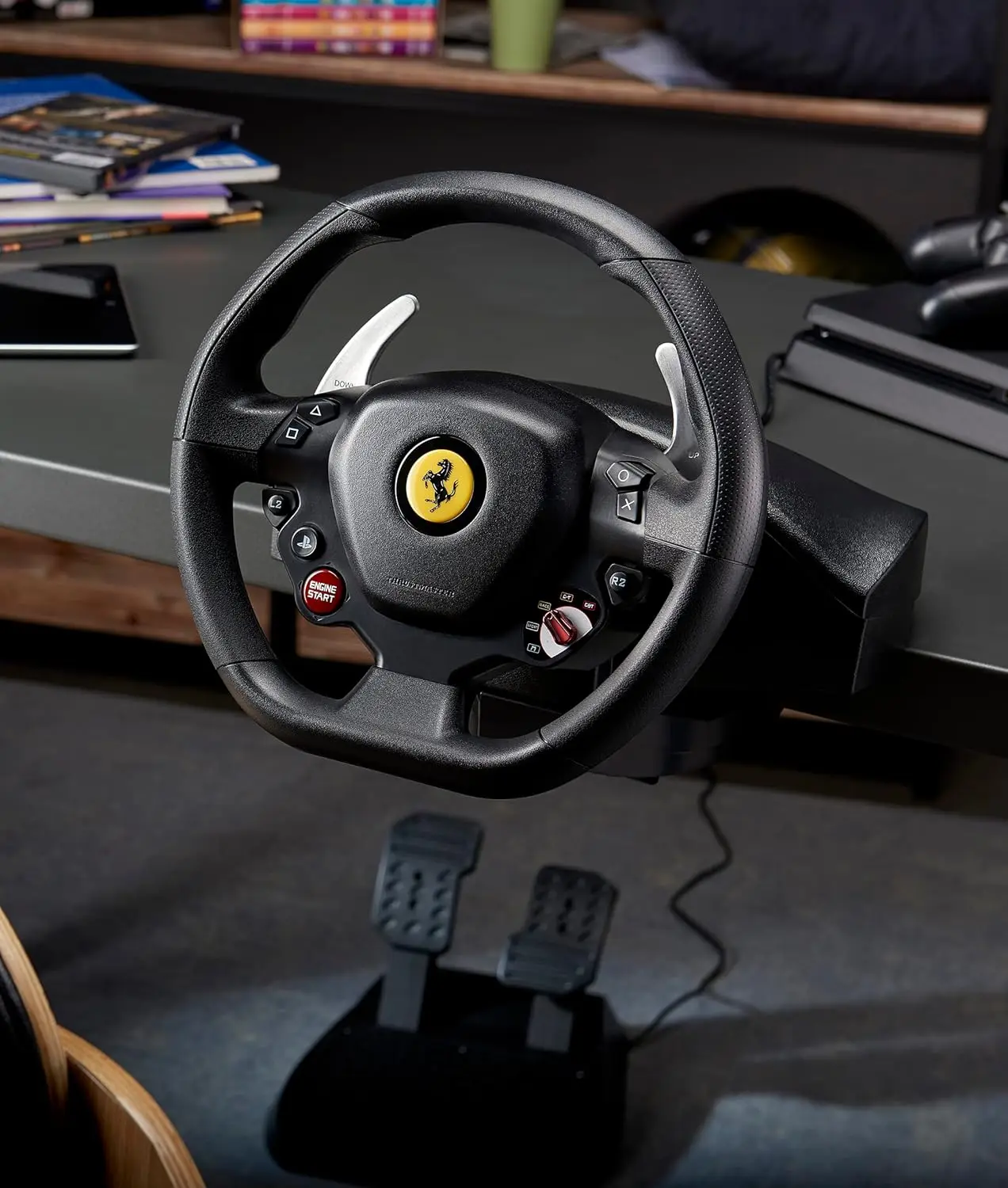 T80 Ferrari 488 GTB Edition Rennrad (kompatibel mit PS5, PS5 Pro, PS4 und PC)