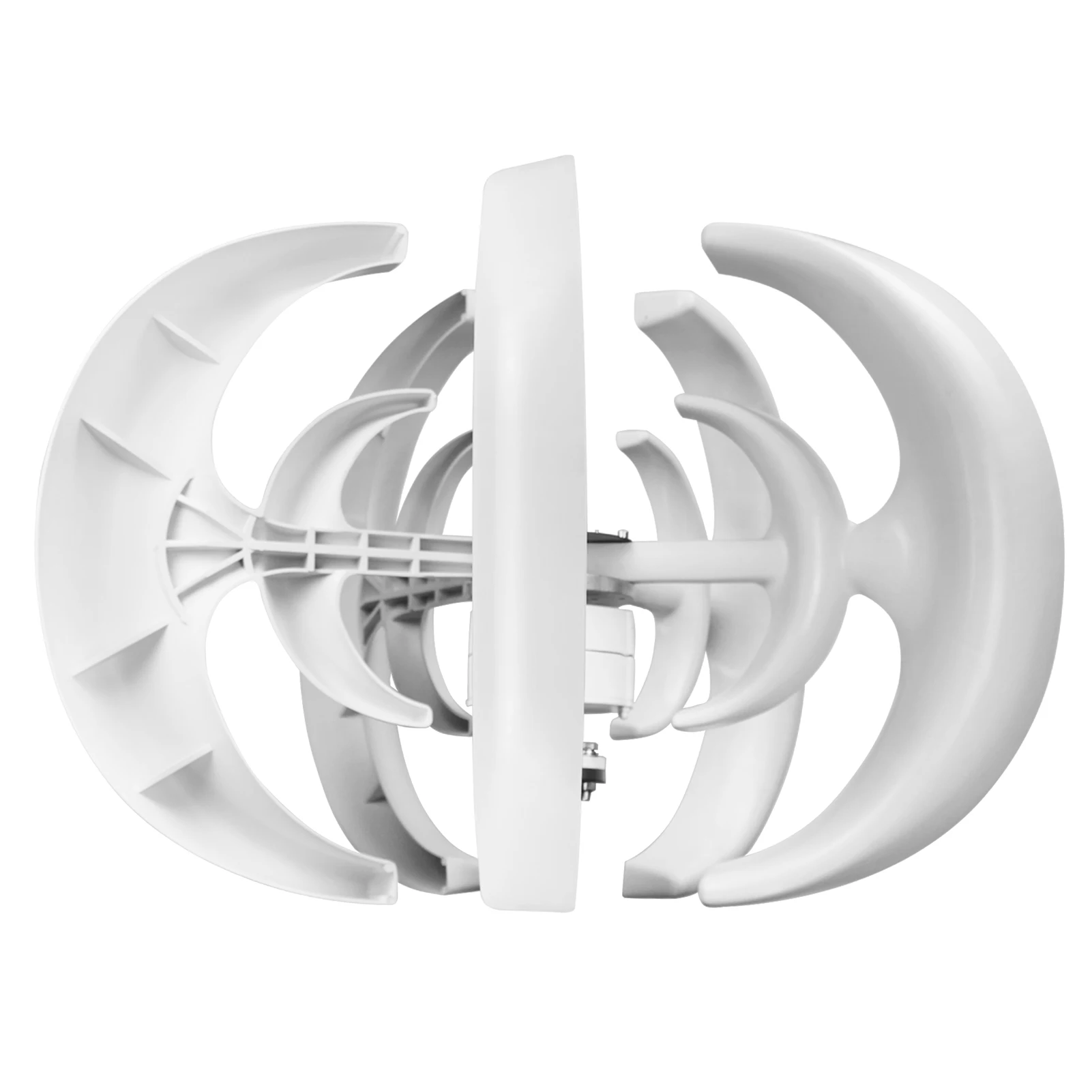 12 V 1200 W Windgenerator mit Ladegerät-Controller, 5 Flügel, Minitype-Laterne, Windturbinengenerator-Set, klare Energie, Windmühle für