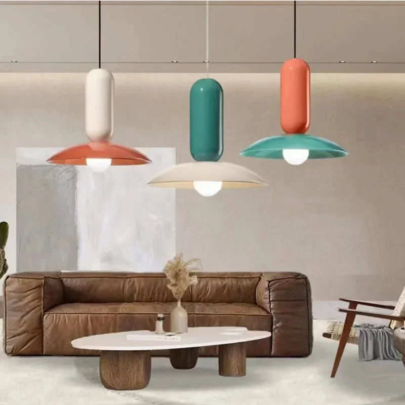 

SANDYHA Nordic LED Chandelier Pendant Lighting for Living Room Bedroom Kitchen Dining Table Iron Art Modern Decor Fixtures