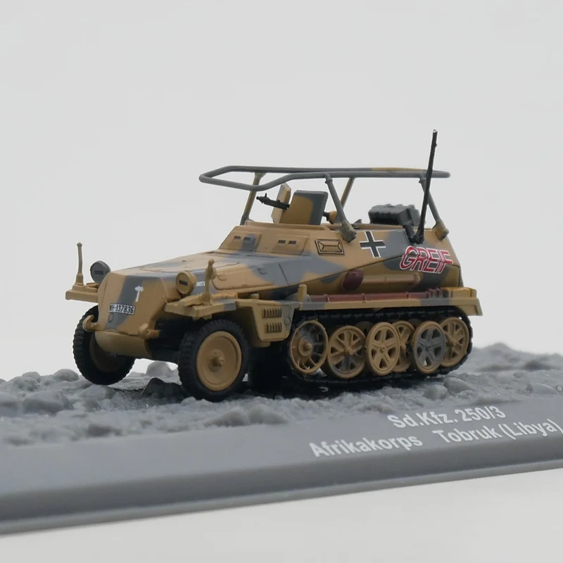 

Ixo 1:72 шкала отлитый под давлением сплав Германия Sd.Kfz. Модель танка 250/3 военный боевой трек подарок для взрослых классика статический дисплей