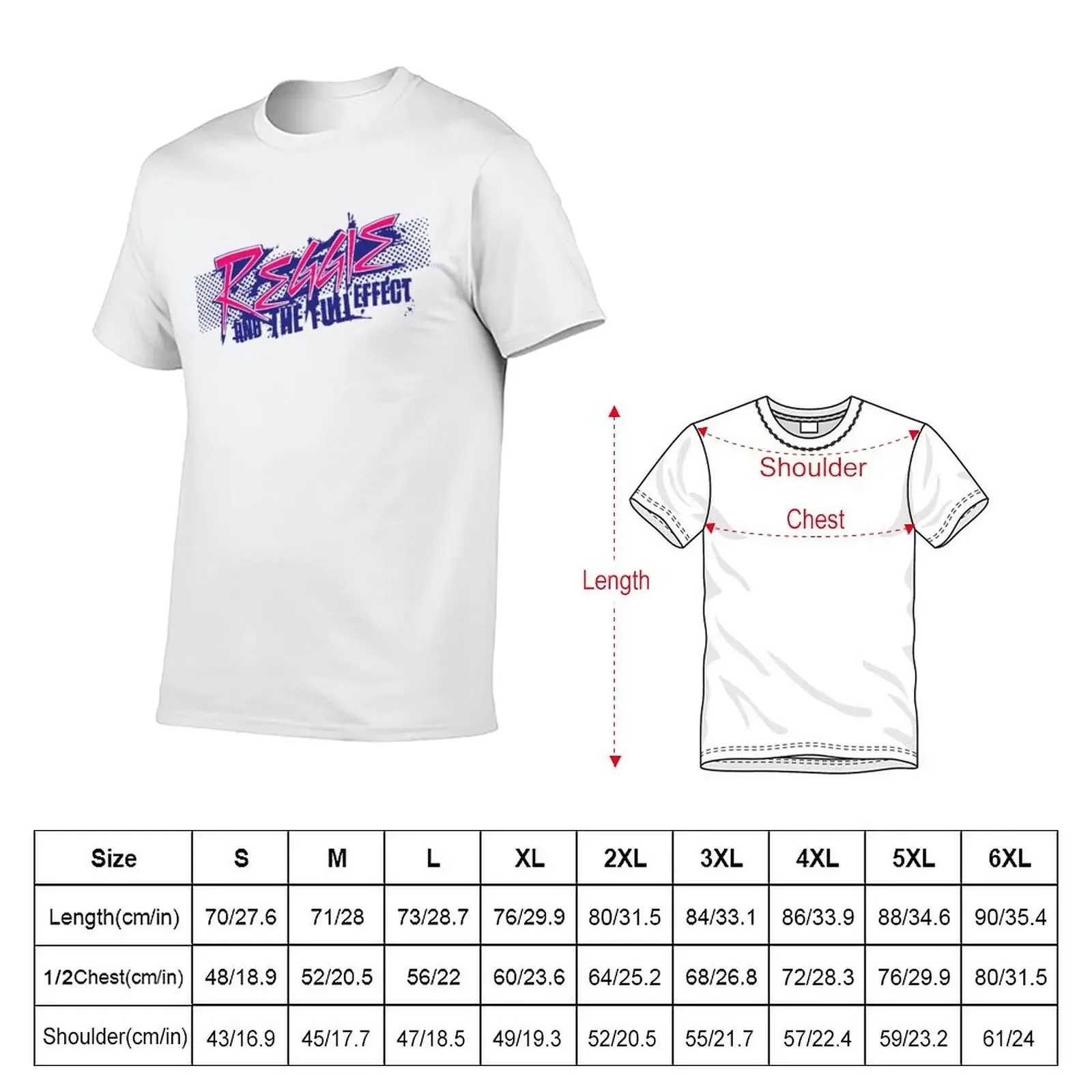 New Reggie and the Full Effect BMX T-Shirt kawaii clothes t-shirts man plus size tops t shirts for men