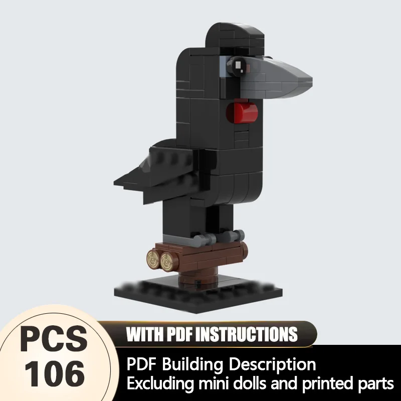 

Creators Animal Series Model MOC Building Bricks Ground Bird Modular Technology Gifts Holiday Assemble Children Toys Suit