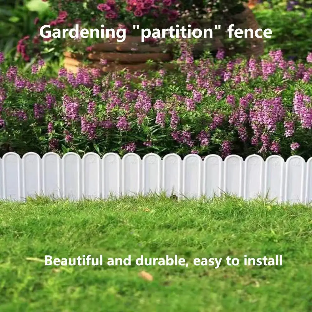 Flower Fence  Durable Plug-in Connection Anti-corrosion  Outdoor Partition Plant Fence Yard Supply