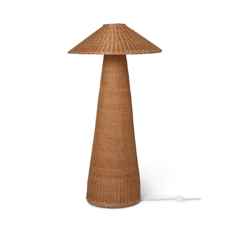 Vintage floor lamp wabi-sabi wind bedroom bed and breakfast living room sofa edge decorative lamps vertical
