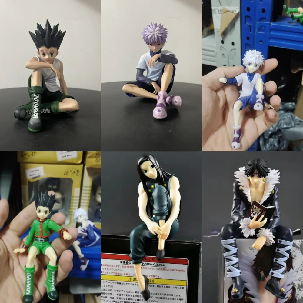 

Anime Hunter×Hunter Gon Freecss Killua Zoldyck Illumi Zoldyck Kuroro Luc PVC Action Figure Collectible Model Doll Toy 10-15CM