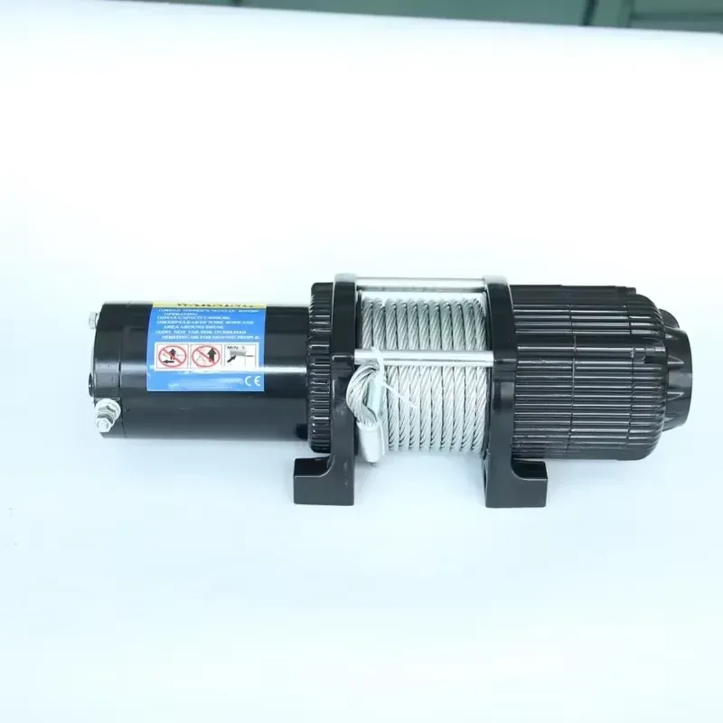 FACTORY PRICE 12V/24V 4000LB ATV/UTV Electric Winch with Steel Wire Rope and Wireless Remote Control Kit