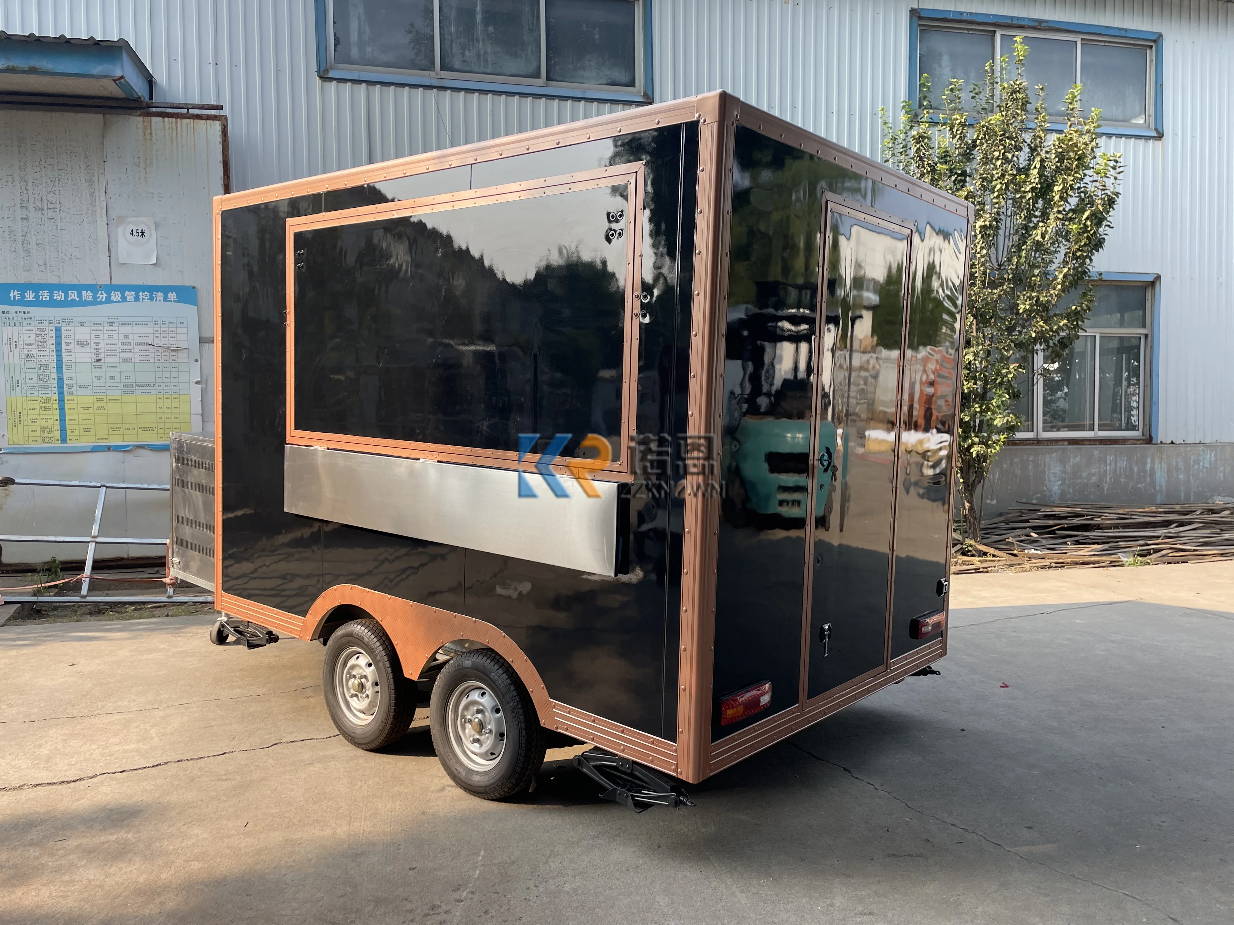 Food Truck For Vending On Street Customized Fast Food Concession Trailers For Sale