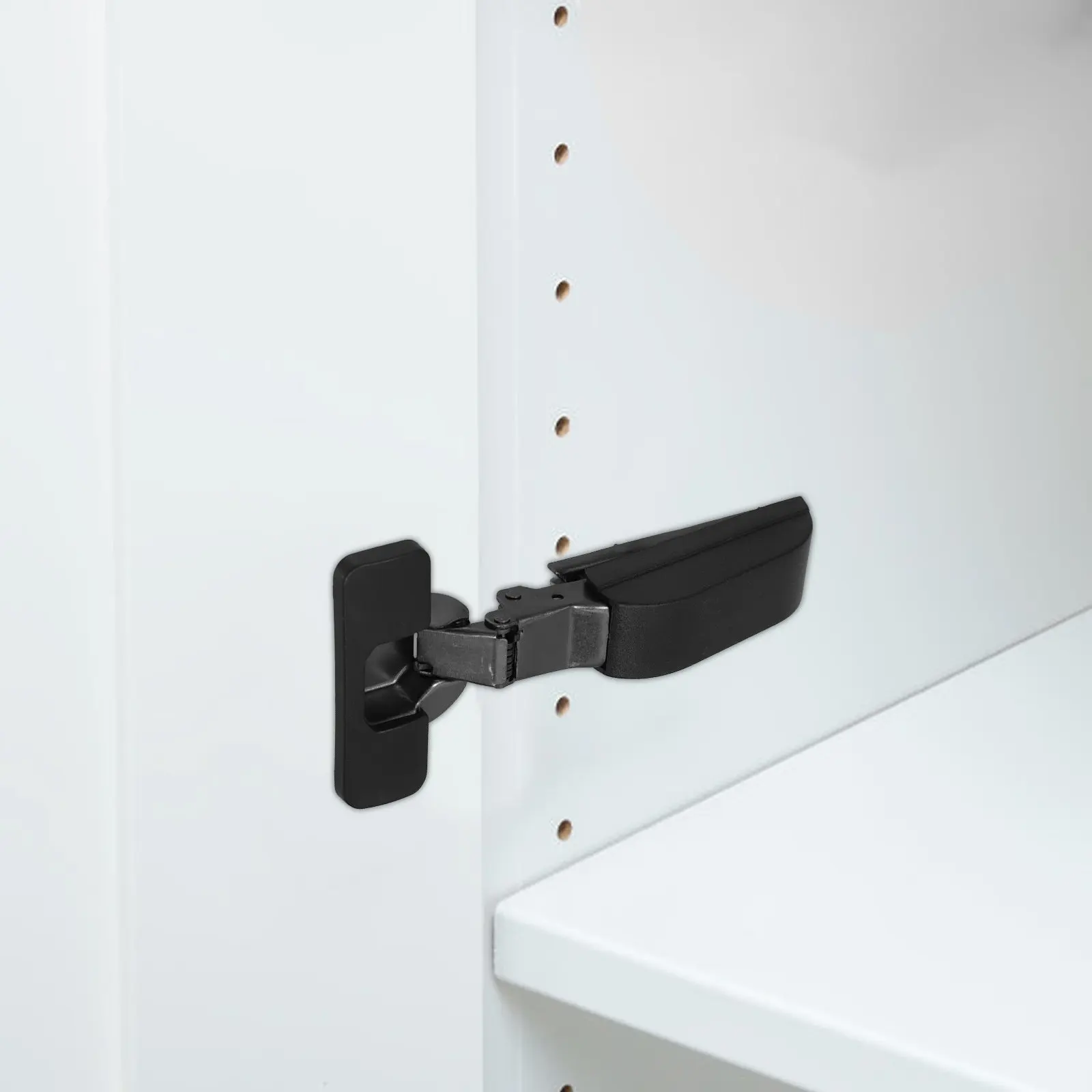 Hidden Cabinet Hinges Soft Close Silent Damping Kitchen Cabinet Door Hinges Mounting Hardware Cupboard Door Damper