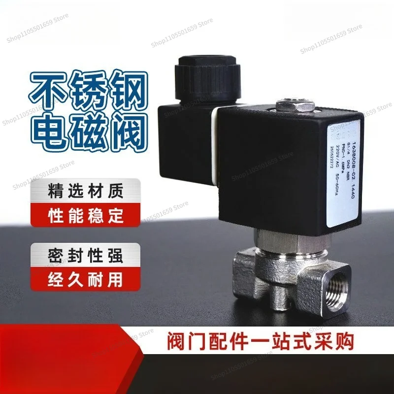 For Two-position Two-way Stainless Steel Miniature High Temperature Direct-acting Vacuum Solenoid Valve