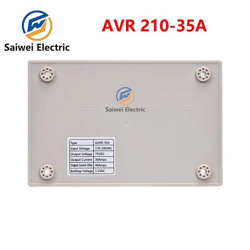 Generator AVR 210-35A Automatic Voltage Regulator GAVR-35A Excitation Board Premium Diesel Genset Replacement Parts