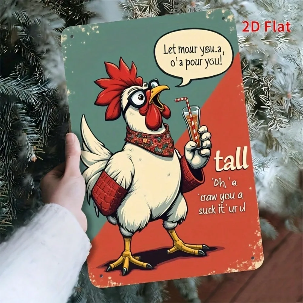 

Stainless Steel Nameplate Sign 7.8x11.8 Inch Vintage Wall Art For Home Decor Kitchen Office Bedroom Garden