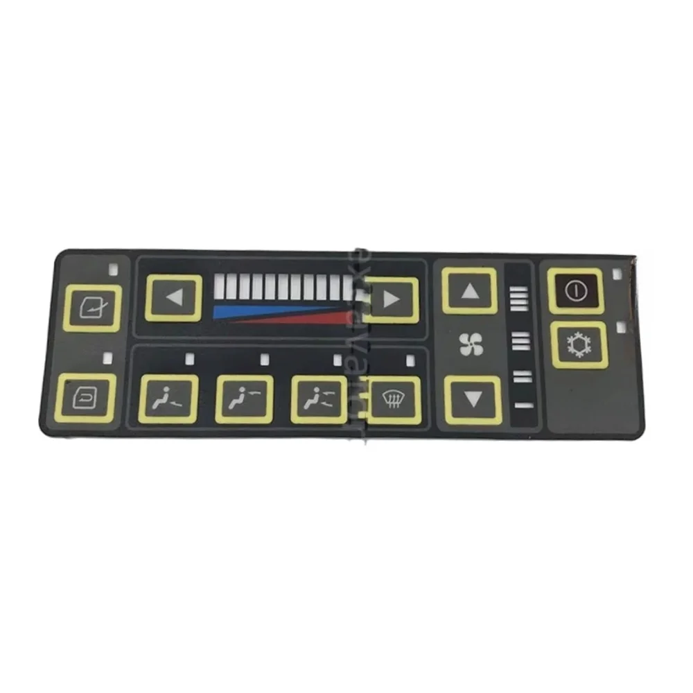 

For R200 215 225 265 305-7 Air Conditioning Control Panel Sticker Instrument Sticker Excavator Parts