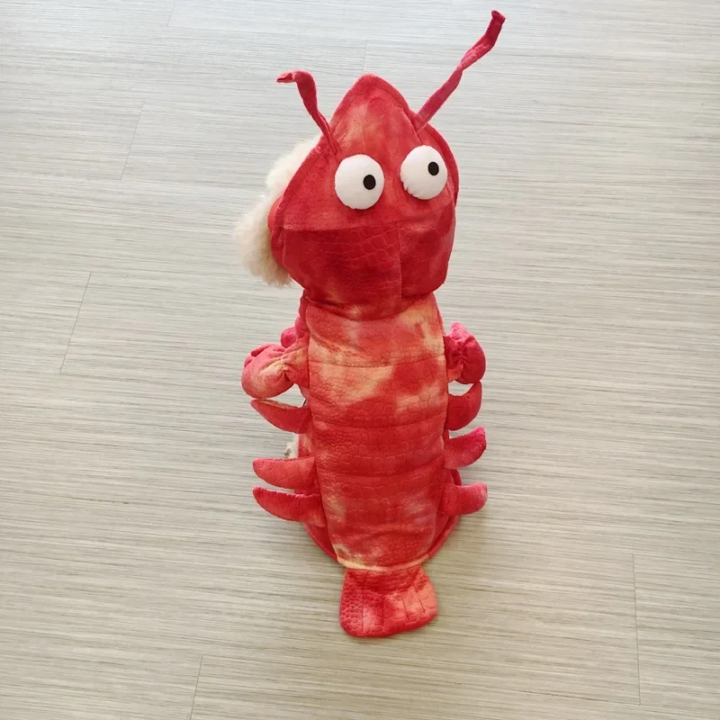 Funny Lobster Costume for Dogs - Winter Holiday Pet Outfit