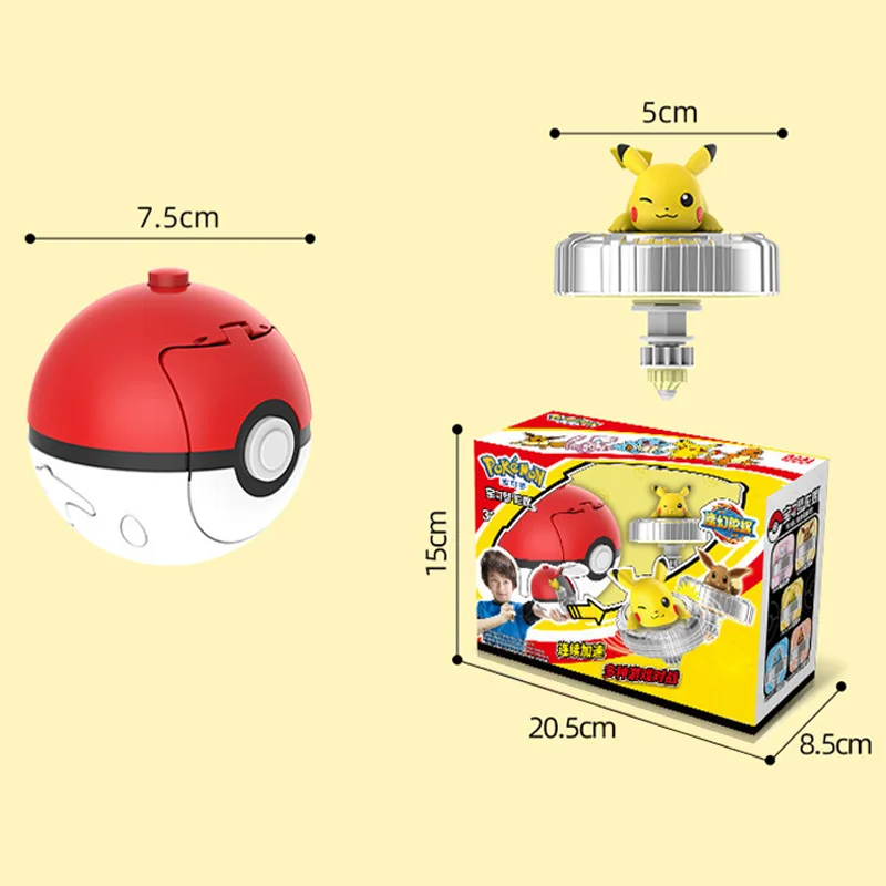 Original Pokemon Pikachu Kreisel Arena Cartoon Anime Figur Pull Monster Elf Ball Battle Game Boy Kinder Kind Geburtstagsgeschenk – Detail 10