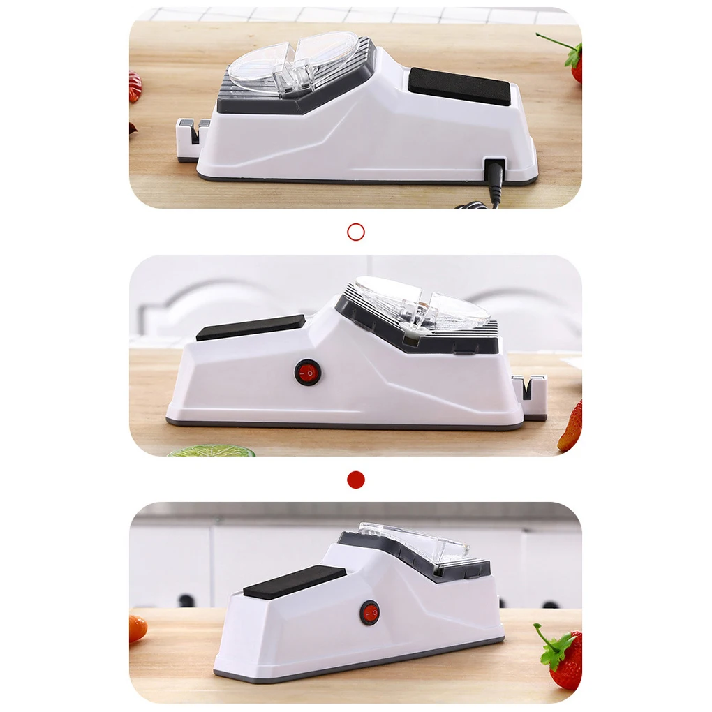 Convenient USB Electric Knife Sharpener For Quick And Sharp Results Easy To Clean Sturdy And Durable