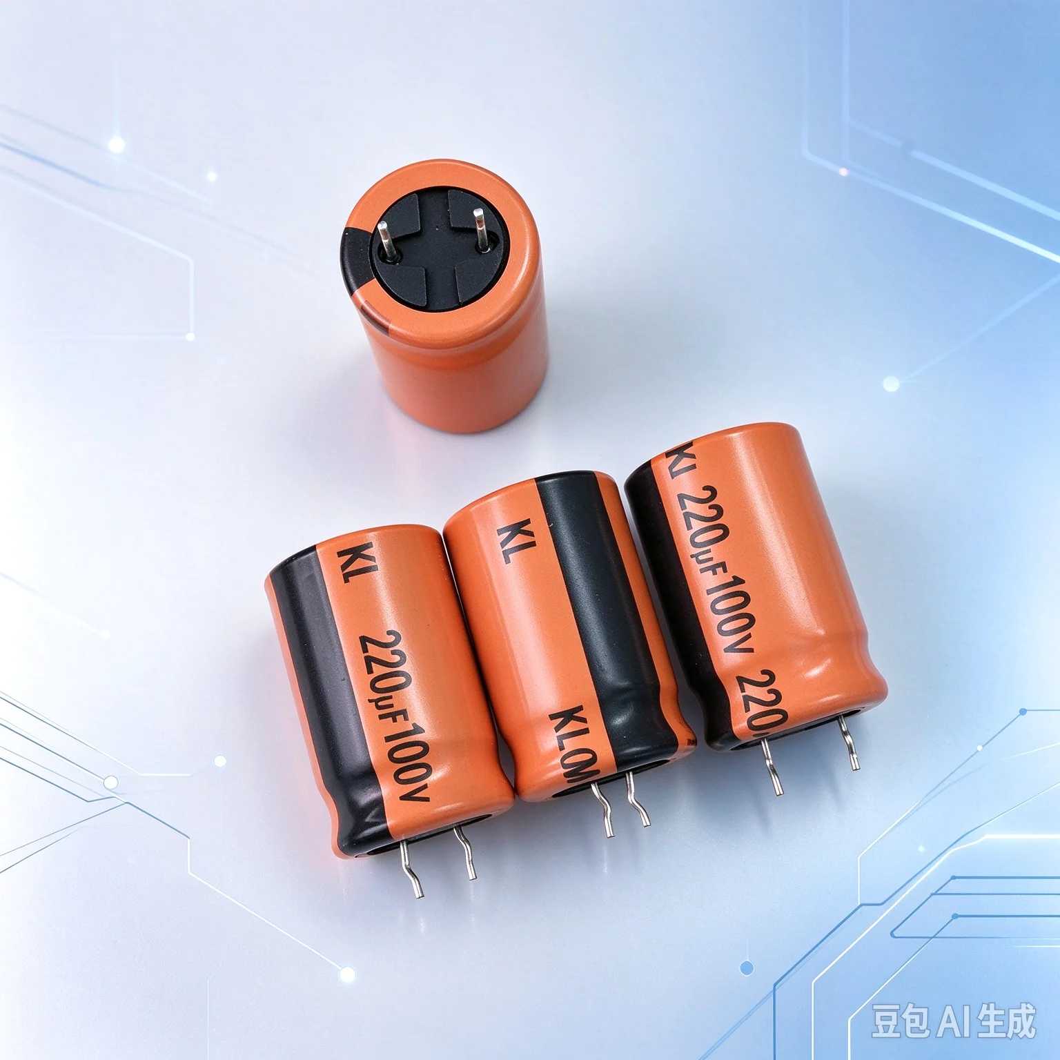 Premium for Nichicon KL 220UF 100V Audio Through-hole Electrolytic Capacitor  50pcs
