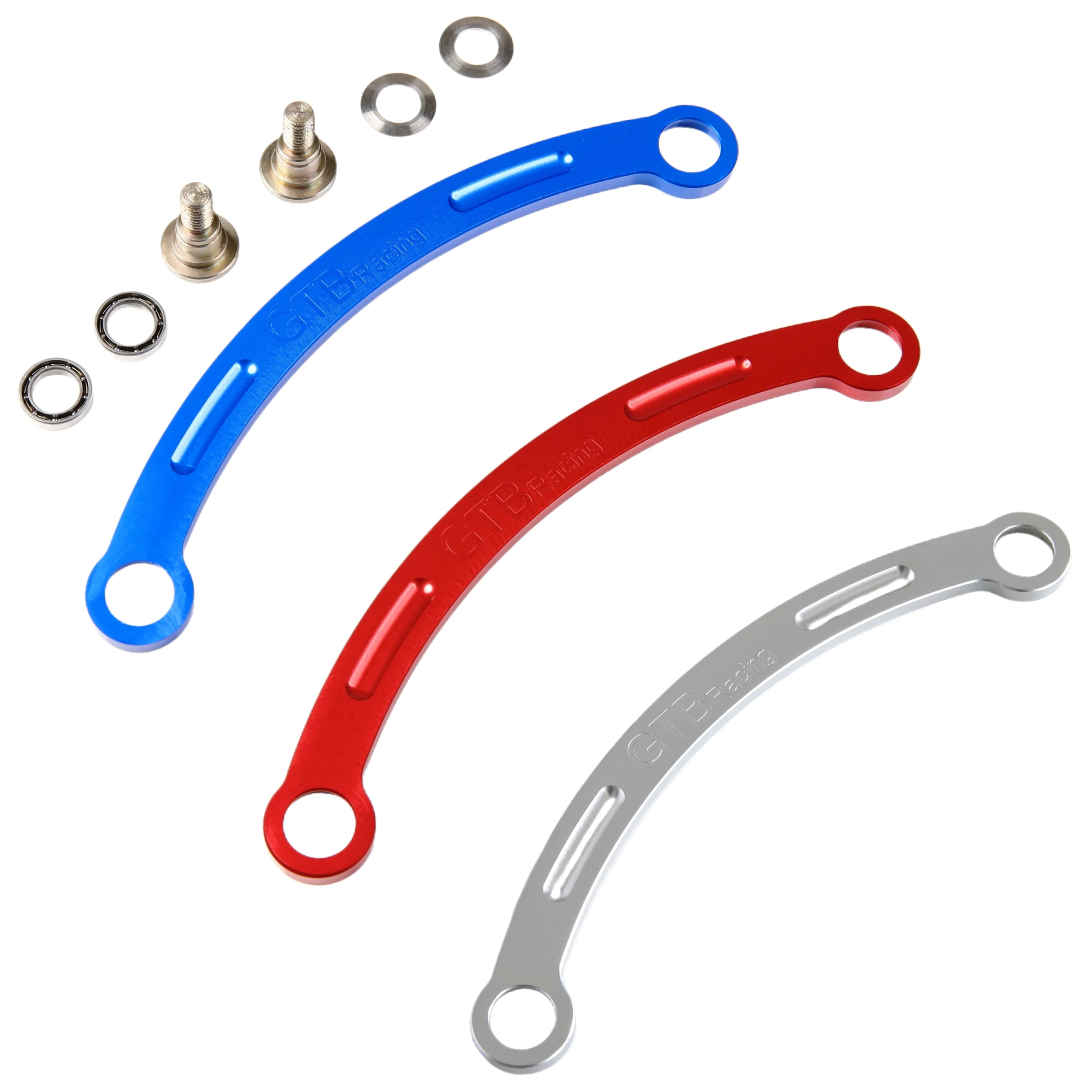 GTBRacing CNC Aluminum Steering Arm Drag Link Connection Plate for 1/5 RC Car LOSI 5ive T Upgrade Part