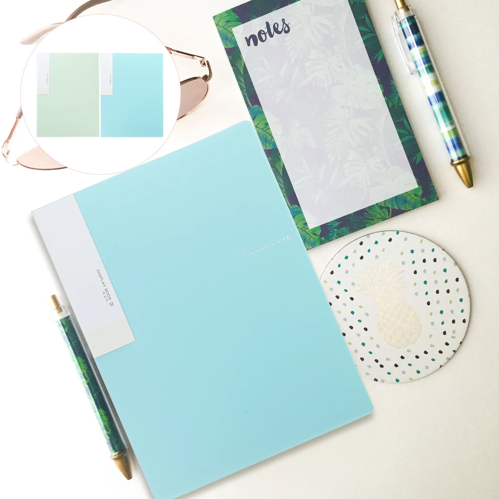 

2pcs A4 Waterproof Music Folders Wear-Resistant File Binders Portable Organizer For Documents Sheets Student Office Household