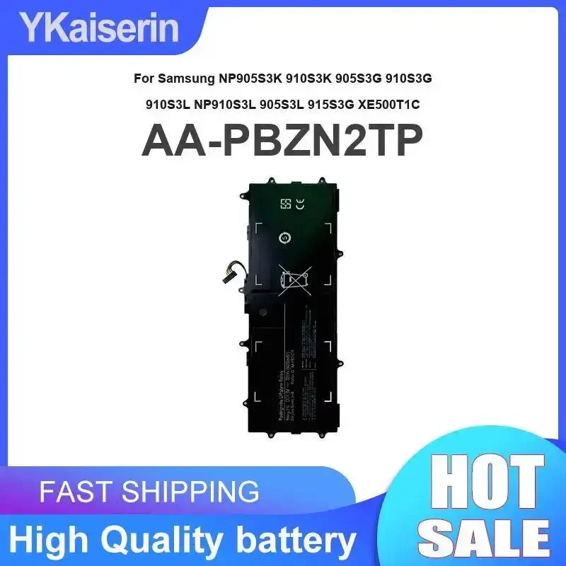 

Laptop Battery AA-PBZN2TP 4080mAh For Samsung NP905S3K 910S3K 905S3G 910S3G 910S3L NP910S3L 905S3L 915S3G XE500T1C