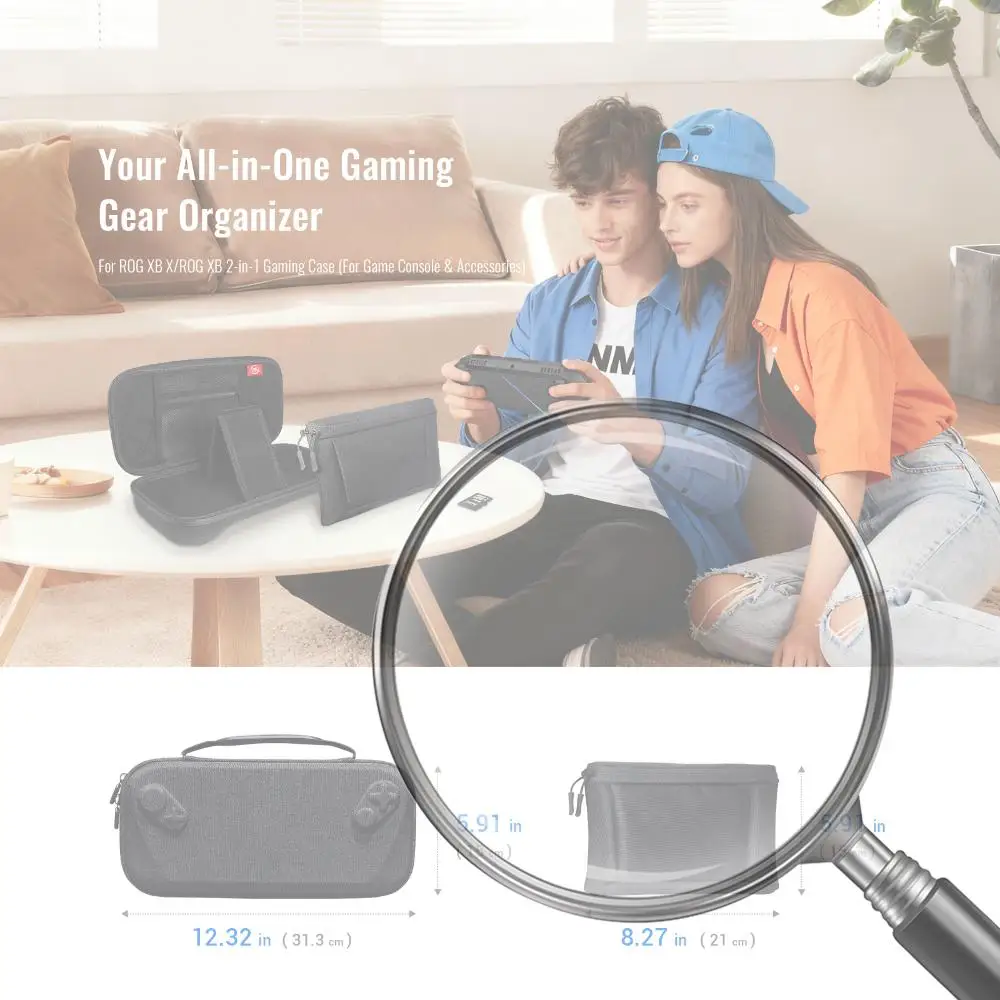 

Жесткий чехол для переноски, портативная сумка для хранения, защитный чехол для игровой консоли ROG XBOX Ally/ROG XBOX Ally X