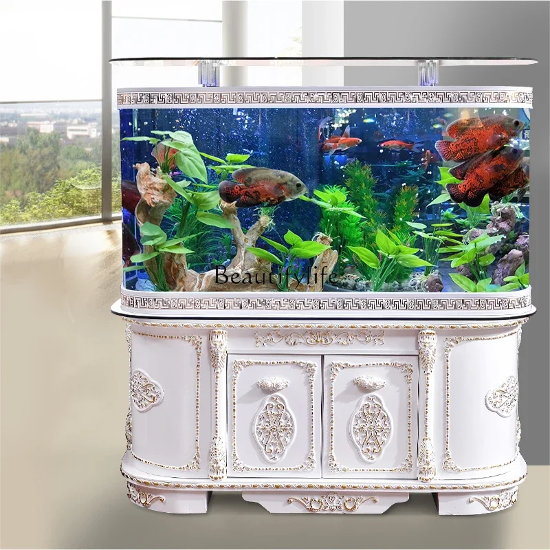 

Large Household Floor Small Self-Circulation Lazy Change Water Bottom Filter Ecological Fish Globe Aquarium