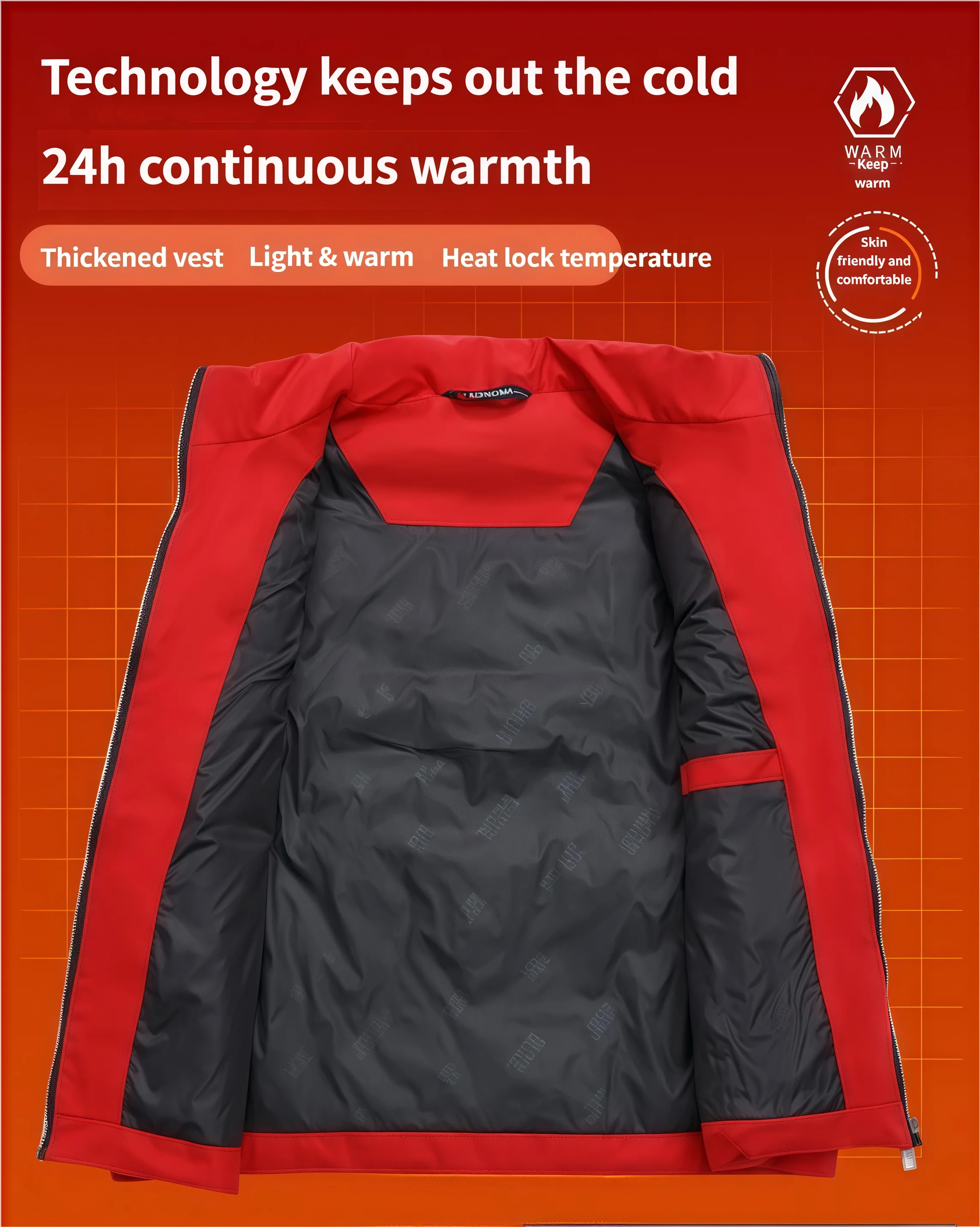 سترة سميكة للسترات الخارجية للخريف والشتاء الدافئة للجنسين سترة كبيرة الحجم، سترة عصرية ومتعددة الاستخدامات #2