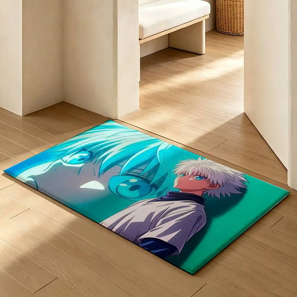 COOL K-Killua Zoldyck H-Hunter X Hunter  Soft Absorbent Decorative Floor Mat for Bathroom Entryway Living Room