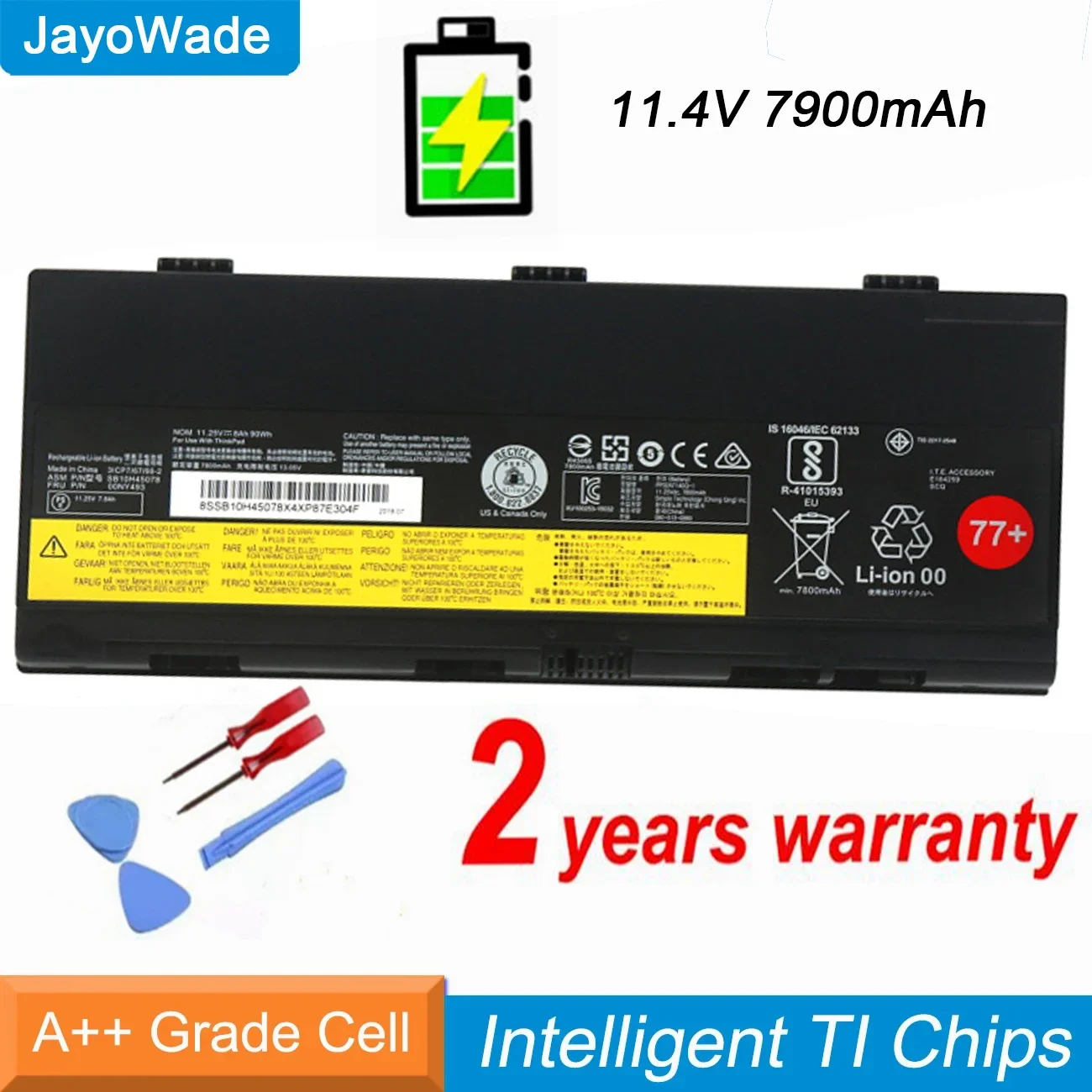New Battery Laptop Battery For LENOVO Thinkpad P50 P51 P52 00NY490 00NY491 00NY492 SB10H45075 SB10H45076 SB10H45077 SB10H45078