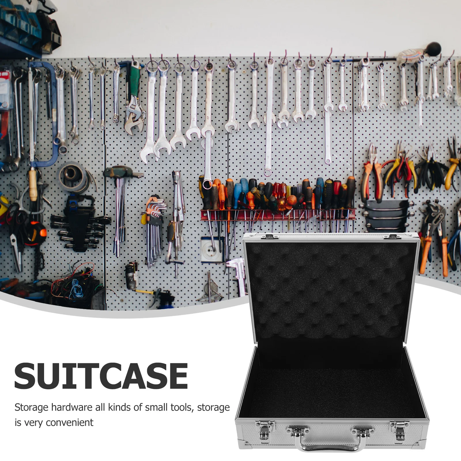 

Aluminium Alloy Toolbox Portable Tool Storage Organizer Rugged Construction Ergonomic Handle Weatherproof Scratch Resistant