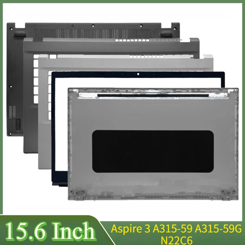 

15.6" Plastic For Aspire 3 A315-59 A315-59G N22C6 EX215-55 Laptop LCD Back Cover Palmrest Upper Top Case Lower Bottom Cover