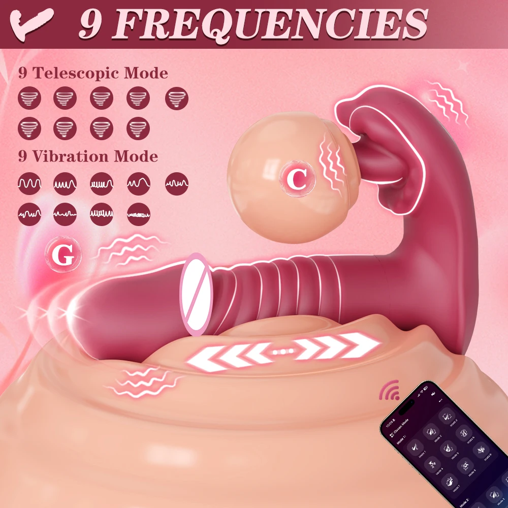 Sexy Adult Female APP Bluetooth Control Vagina Vibrator Female Clitoris Stimulator Dildo Vibrator Adult Sex Toys for Women 18 - Image 4