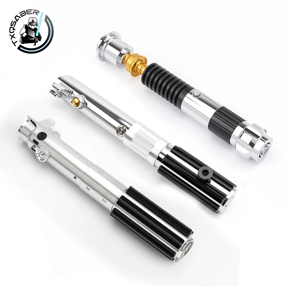 

SaberFeast Lightsaber Empty Hilt Parts for Laser Sword Metal Saber Accessories Custom Puzzle Toys Children Jedi Anakin Cosplay