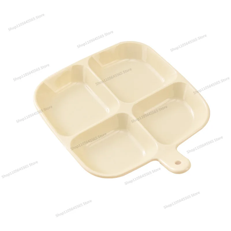 For Side Dish Plate Household Grid Ingredients Scallion Ginger Garlic Storage Plate Kitchen Gadgets