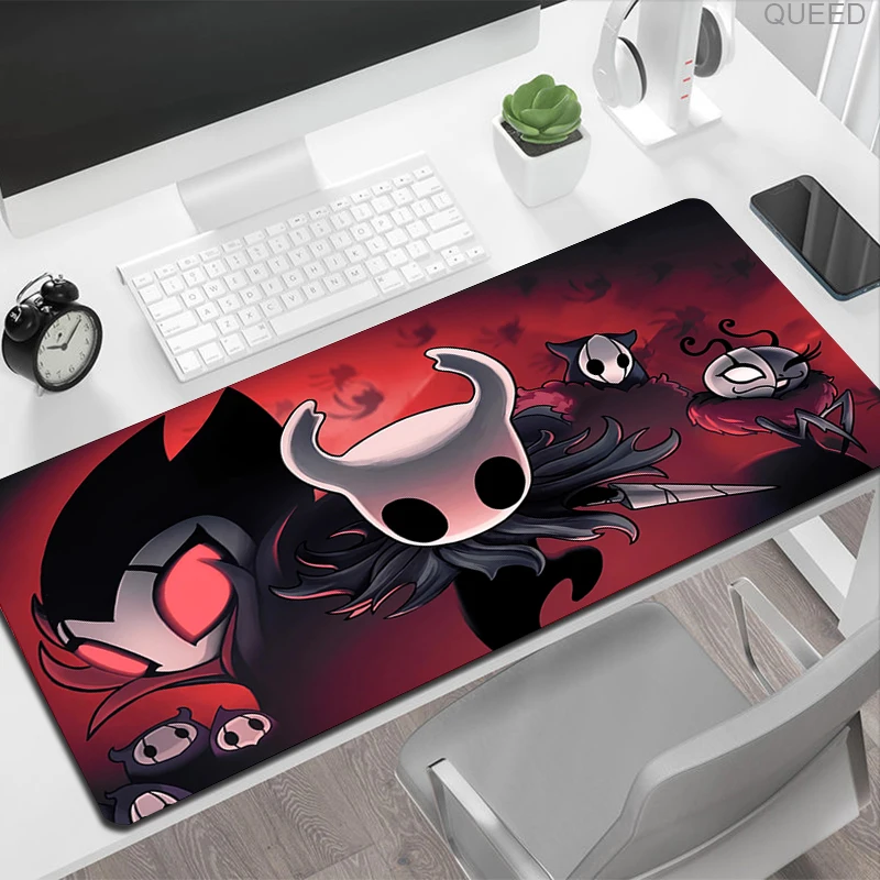 Hollow Knight Mousepad Xxl Gaming Mouse Pad Desk Mat Gamer Keyboard Pc Accessories Large cute Extended Protector Mice Keyboards