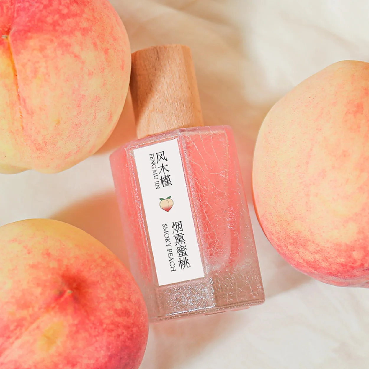 Summer lady parfum 50ml Fruity Perfume, Chilled Watermelon Smoked Peach Aroma, Long Lasting Light Fresh Scent for Women