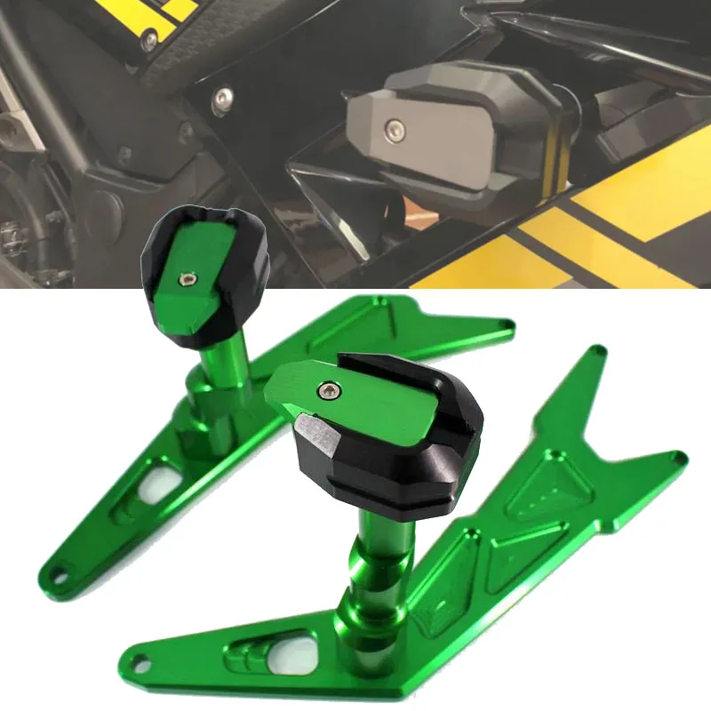 

Motorcycle Falling Protection Frame Slider Fairing Guard Crash Pad Protector Fit For NINJA250 NINJA300 NINJA 250 300