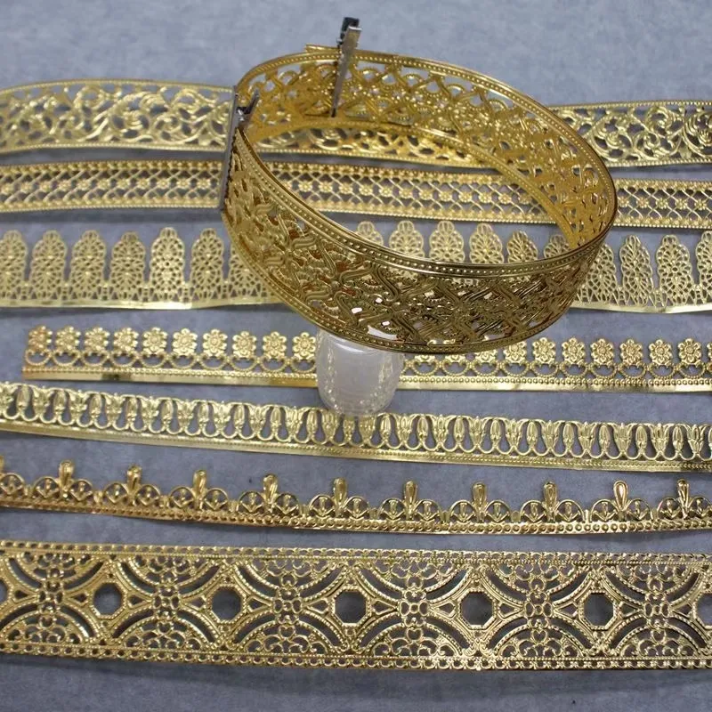 

1 метр, 1 шт., унисекс, золотистый сплав, большая круглая корона, полая, в стиле короля, аксессуар для волос, для Лолиты, на день рождения, головной убор, аксессуары для волос