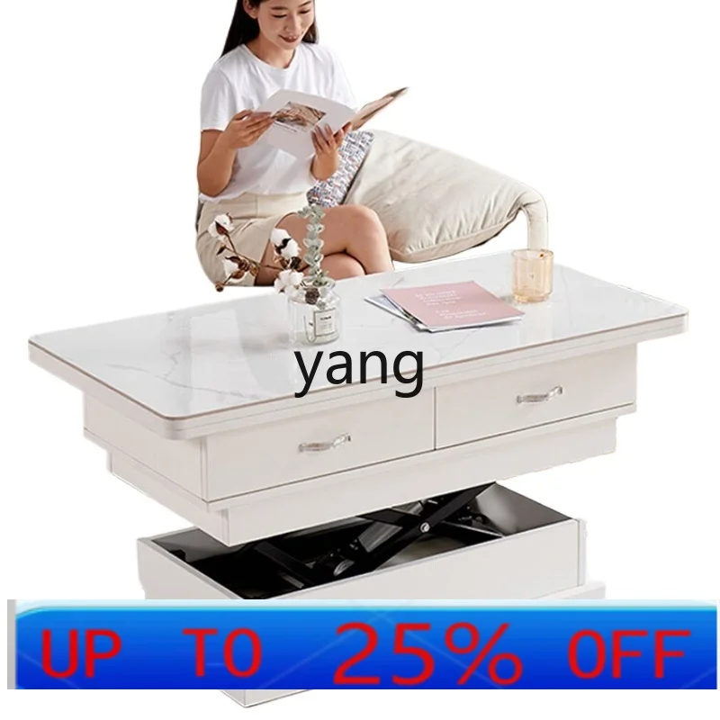 LH  multi-function electric lifting coffee table dual-purpose small apartment living room home can be integrated and automatic