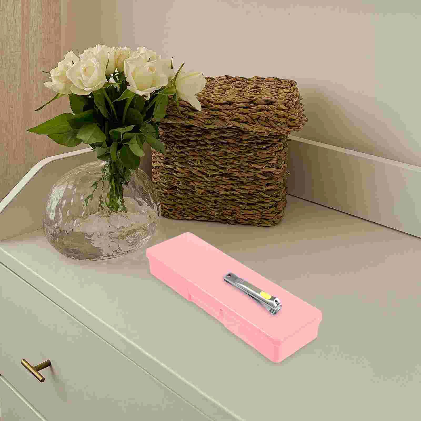 

5 Pcs Eyelash Storage Box Travel Tweezer Case Holder Accessories for Extensions Carrying Organizer Pp Boxes