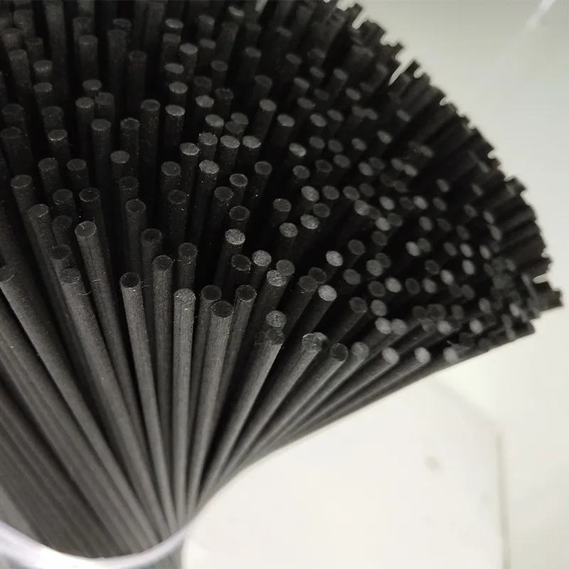 

1000PCS 3MM X L40/35/30/25/22/15CM Black Synthetic Rattan Fiber Sticks for Home Reed Diffuser, Essential Oil Rattan Sticks