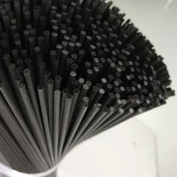 1000PCS 3MM X L40/35/30/25/22/15CM Black Synthetic Rattan Fiber Sticks for Home Reed Diffuser, Essential Oil Rattan Sticks