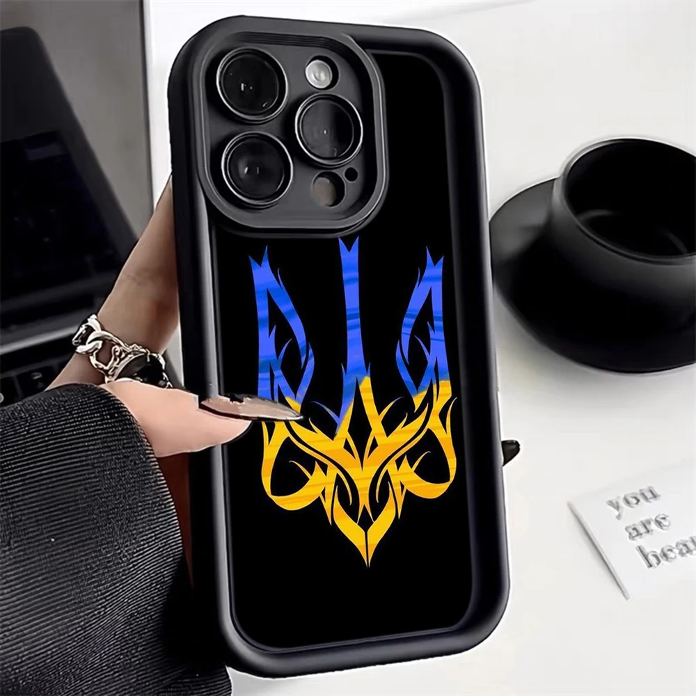 Angel Eye Soft Phone Case for infinix Hot 20 30 Play 30i 40i Note 30 40 Pro Smart 5 6 7 8 Cover SS155 Ukraine national emblem