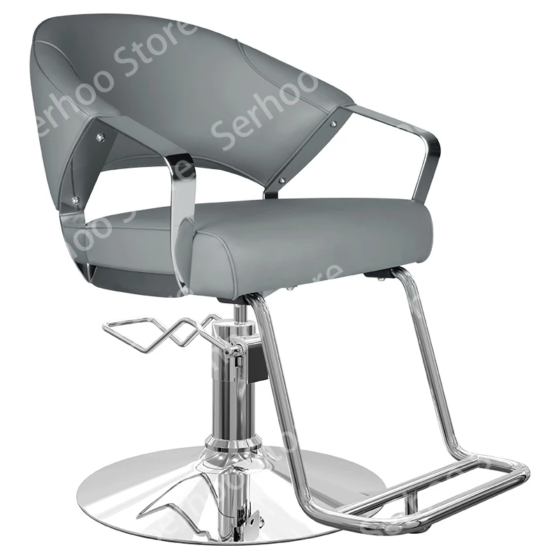 Makeup Hydraulic Chair Beauty Salon Stylist  Recliner   Reception Desk Taburetes De Bar Barbershop Furniture