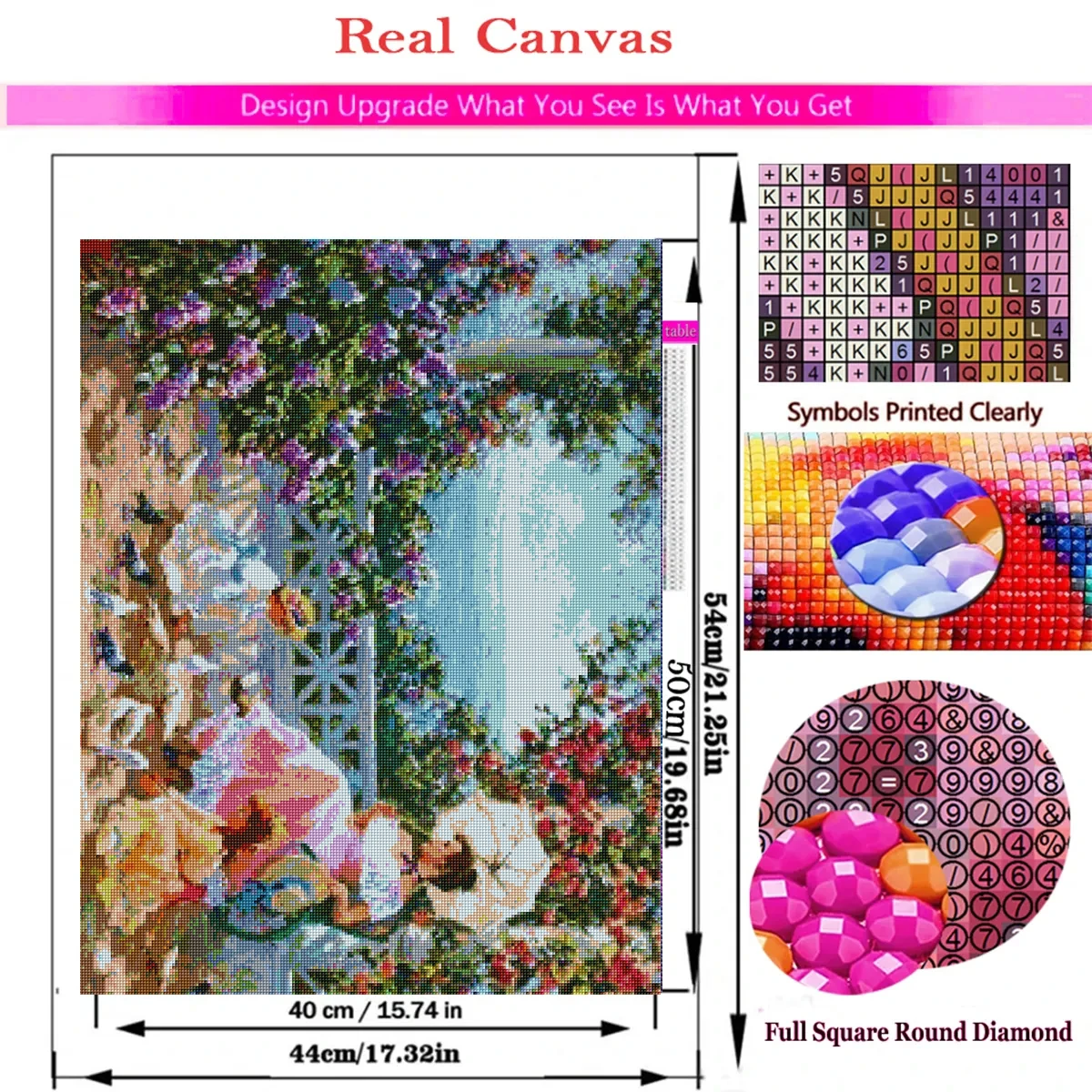 5D On Clearance Landscape Lady In Garden Diamond Painting DIY Full Diamond Mosaic Embroidery Crystal Picture Sets Home Decor Art