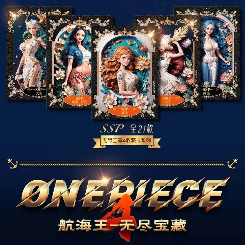 Wholesales Genuine One Piece Endless Treasure 4 Anime Collection Card Booster Box Series Rare SXR PR Card Toy Kids Birthday Gift