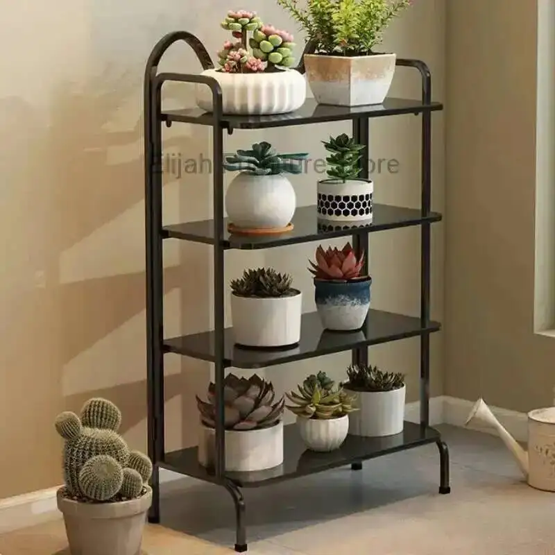 

Flower Shelf Cat Stand Ear Wedding Aesthetics Decorations Wrought Iron Living Room Tiered Display Scaffale Per Piante Furniture