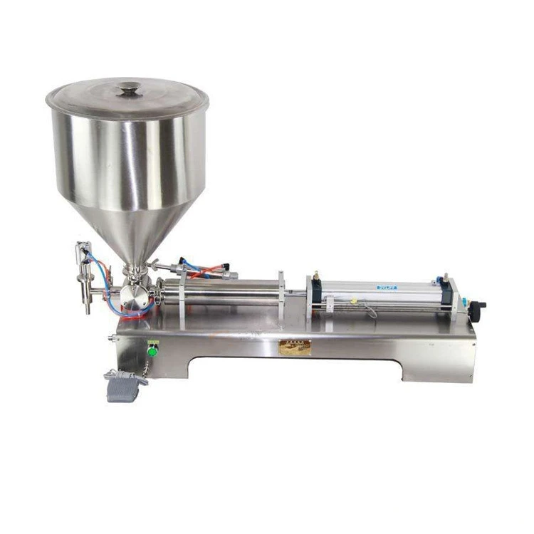 semi automatic water paste filling machine peanut butter filling machine liquid bottle honey filling machine