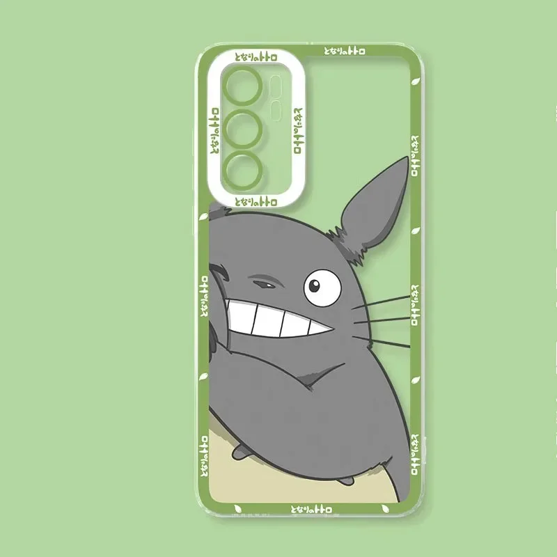 Anime T-Totoros Cute Phone Case For Samsung A36 A26 A56 A16 A06 A55 A35 A25 A15 A05 A54 A34 A24 A14 A13 A53 A33 Clear TPU Cover - náhled 6