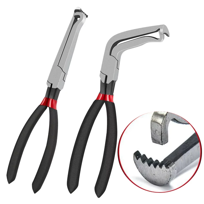 

Automotive Electrical Disconnect Plier Angled Wire Plug Removal Tool for Car Truck SUV Motorcycle Fuel Line Oil Pipe Connector